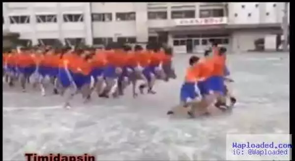 Unbelievable! What These Schoolchildren Were Seen Doing With a Skipping Rope Will Totally Amaze You (Video)